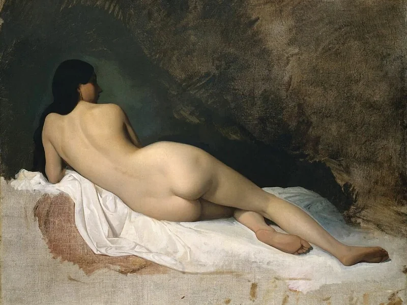 1854-Norbert Goeneutte - Donna nuda
